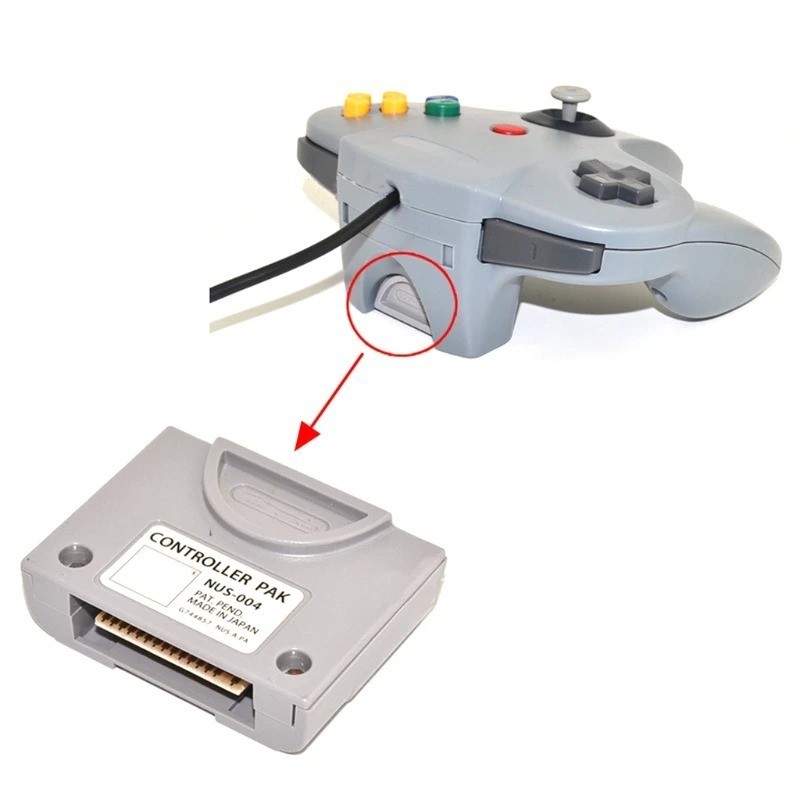 N64 Controller Expansion Memory Card 128M Game Console Pack