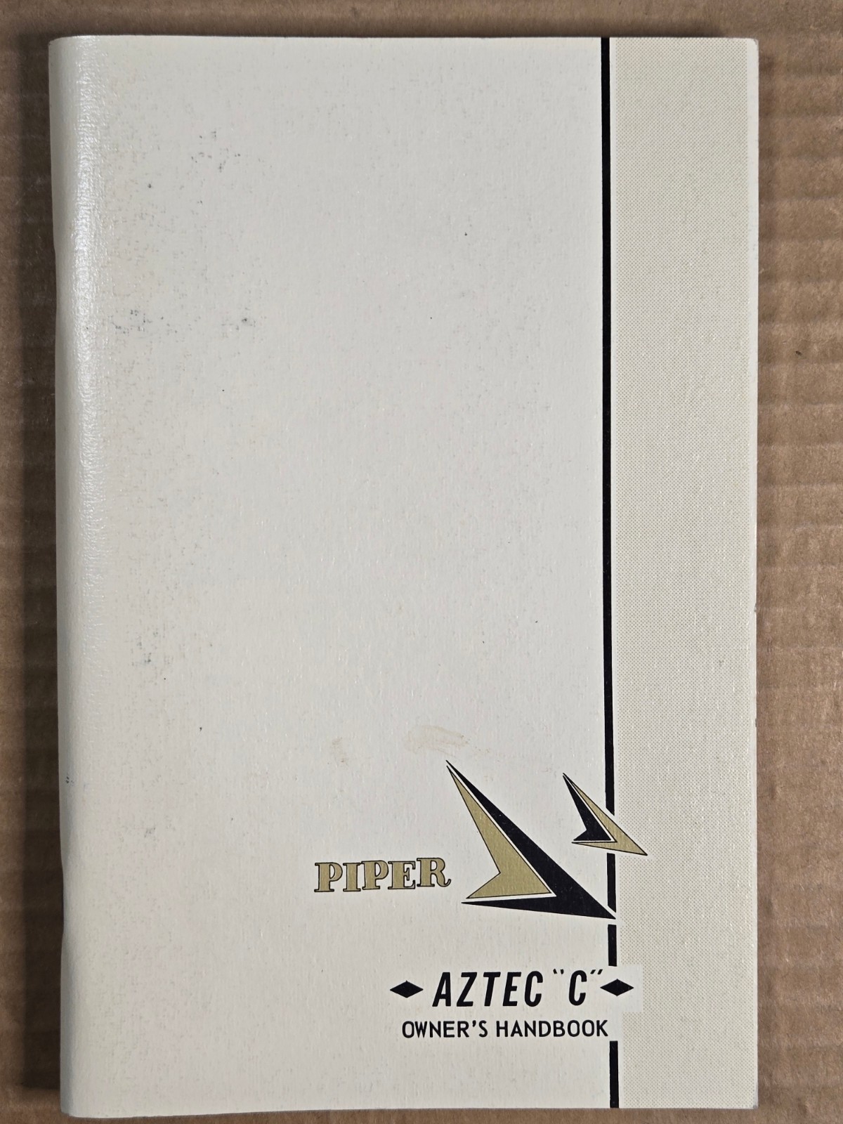 PIPER Aztec "C" PA-23-250 Airplane Aircraft Owner's Handbook - Good Condition