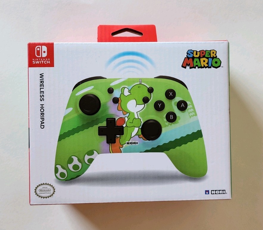NEW HORI Wireless HORIPAD Yoshi Edition Controller for Nintendo Switch (Green)