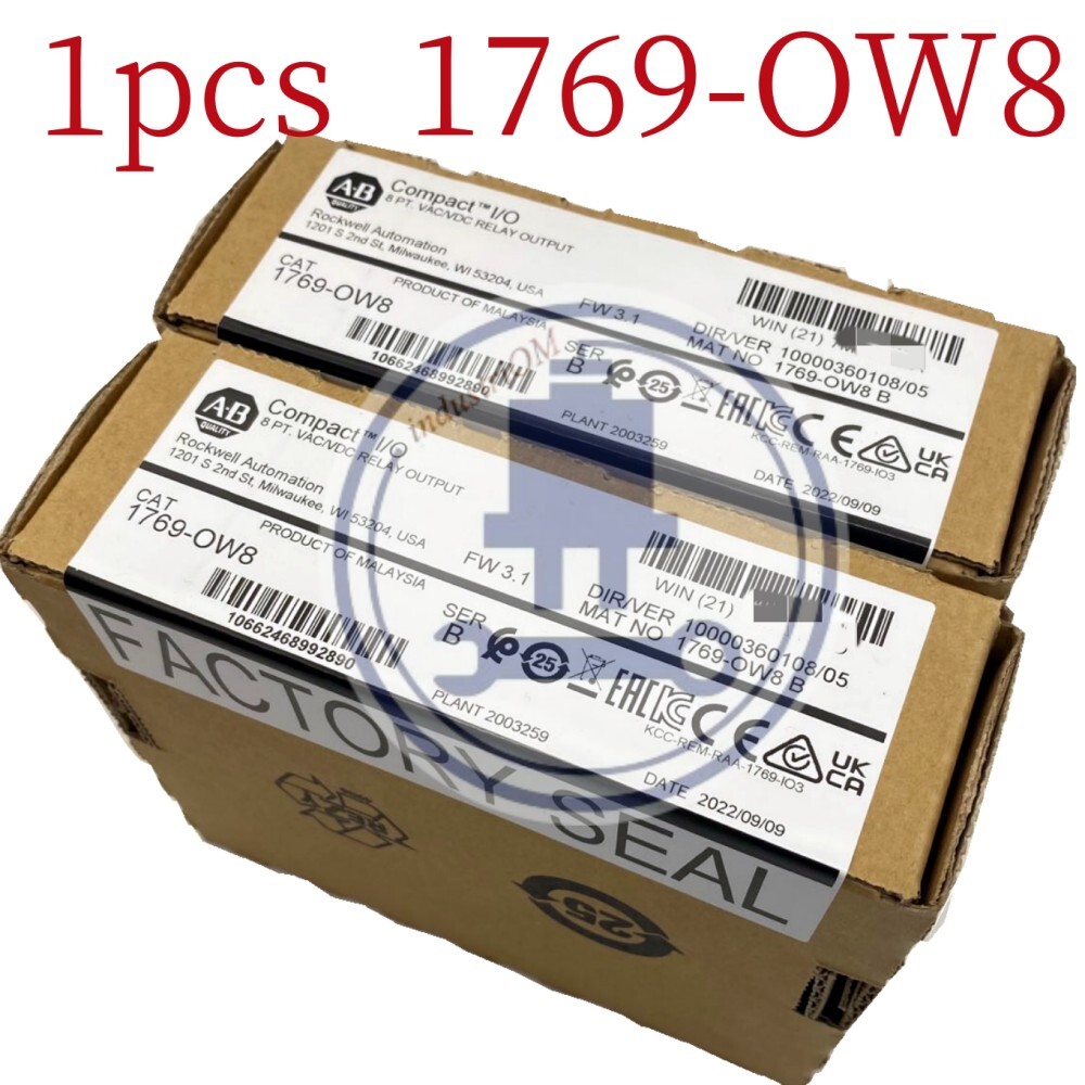 Allen-Bradley 1769-OW8 Compact I/O 8 Pt VAC/VDC RELAY Output Module 2022 New TX