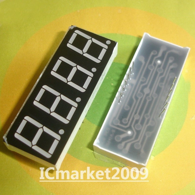 10 PCS 4 Digit 0.56 inch Red NUMERIC LED DISPLAY COMMON ANODE 4Bit,LD-5461BS