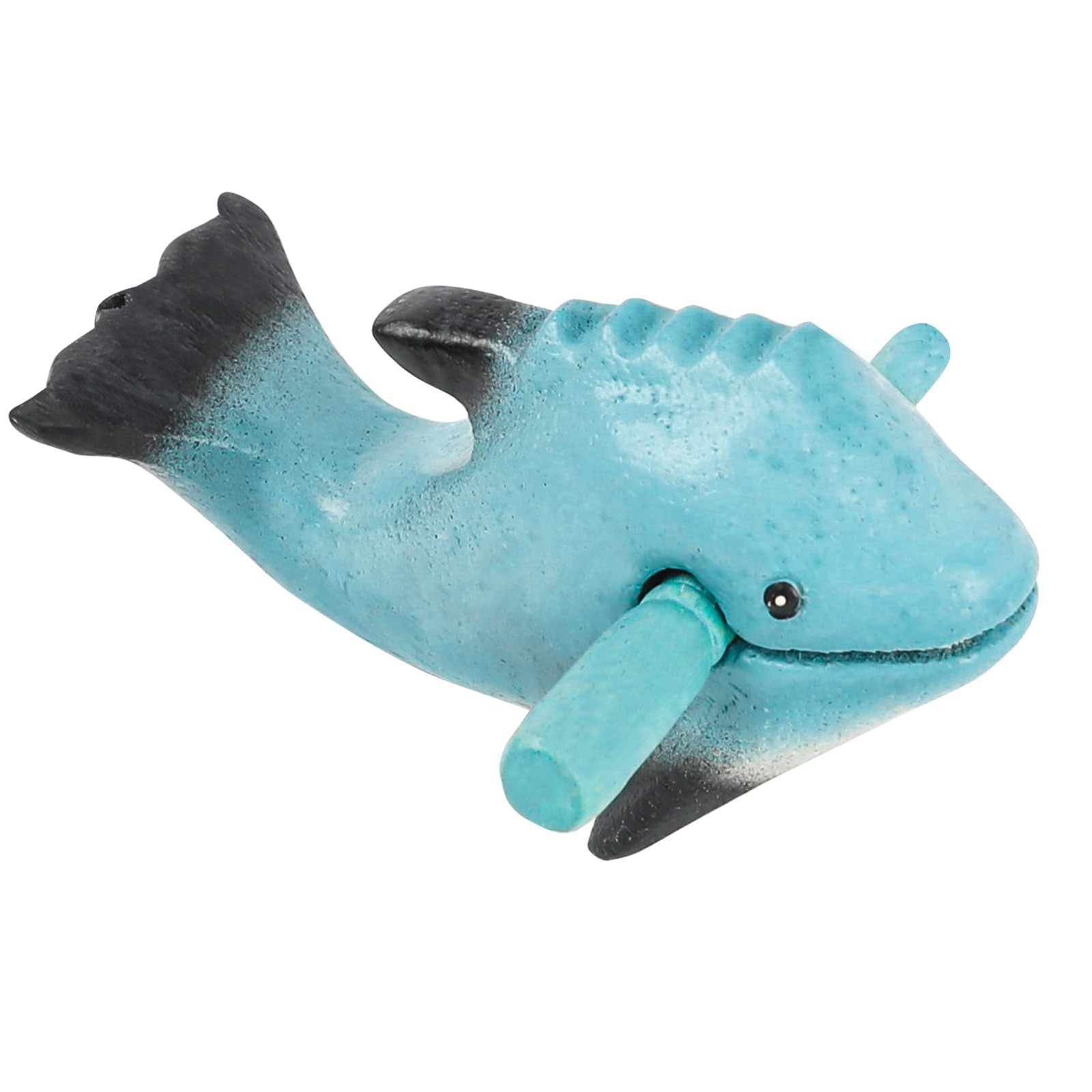Wooden Instrument - Percussion Musical Tone Block Craft (4" Dolphins Whistle ...