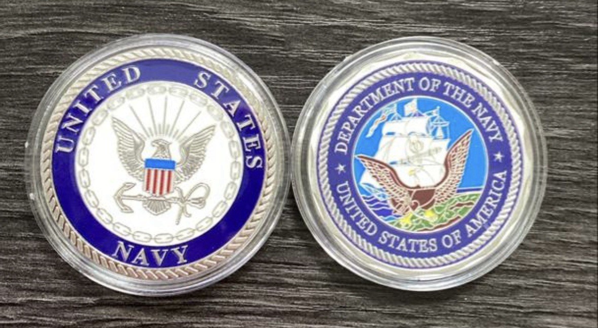 United States Navy Challenge Coin USN Navy Naval Military USN