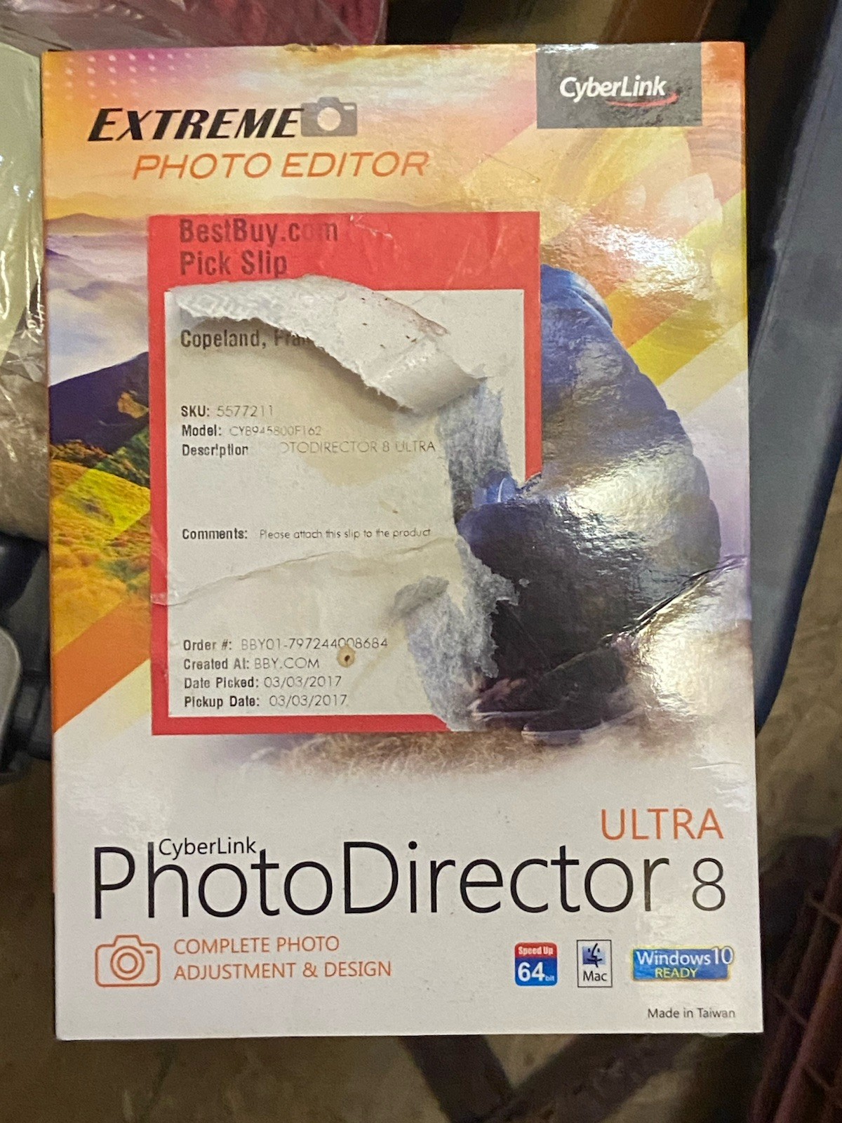 CyberLink PhotoDirector 8 Ultra Complete Photo Editor for PC/Mac – Brand New
