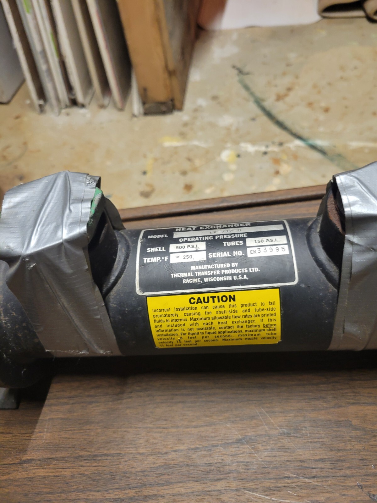 EK 712 Thermal Transfer Heat Exchanger