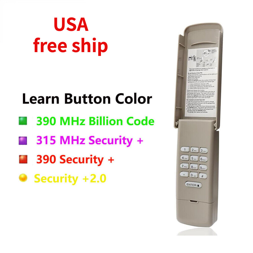 Garage Door Opener USA ship For liftMaster Chamberlain Wireless Keypad 877LM