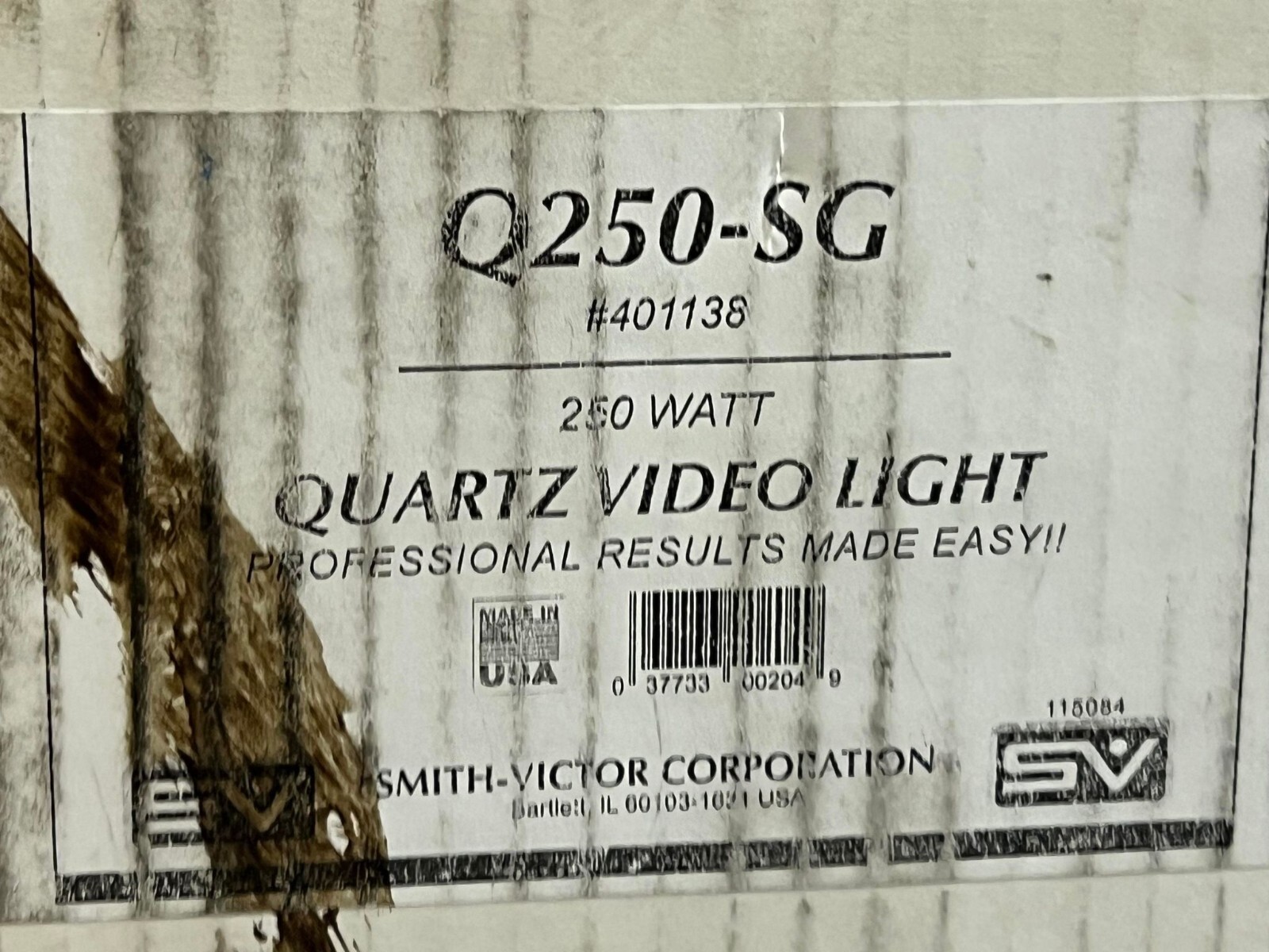 Smith Victor Q250-SG Quartz Video Light 250 watt