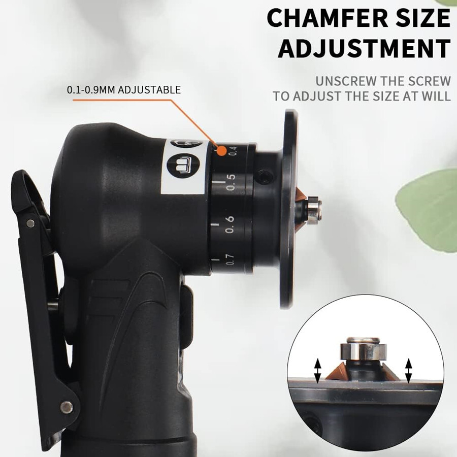 Air Chamfering Machine Grinder Metal Deburring Pneumatic Beveling Trimming Tools