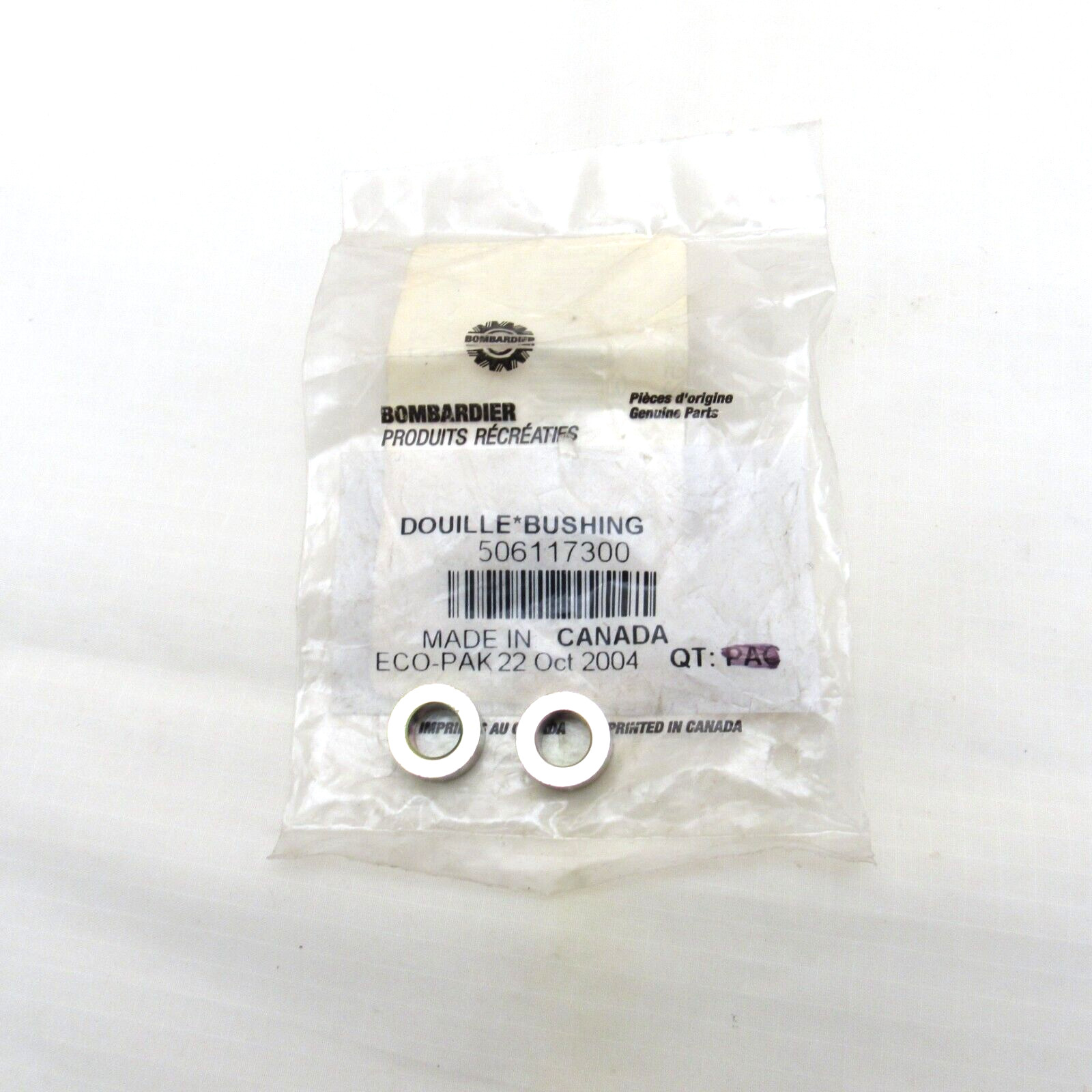 Ski Doo OEM Bushings 506117300 Set of 2