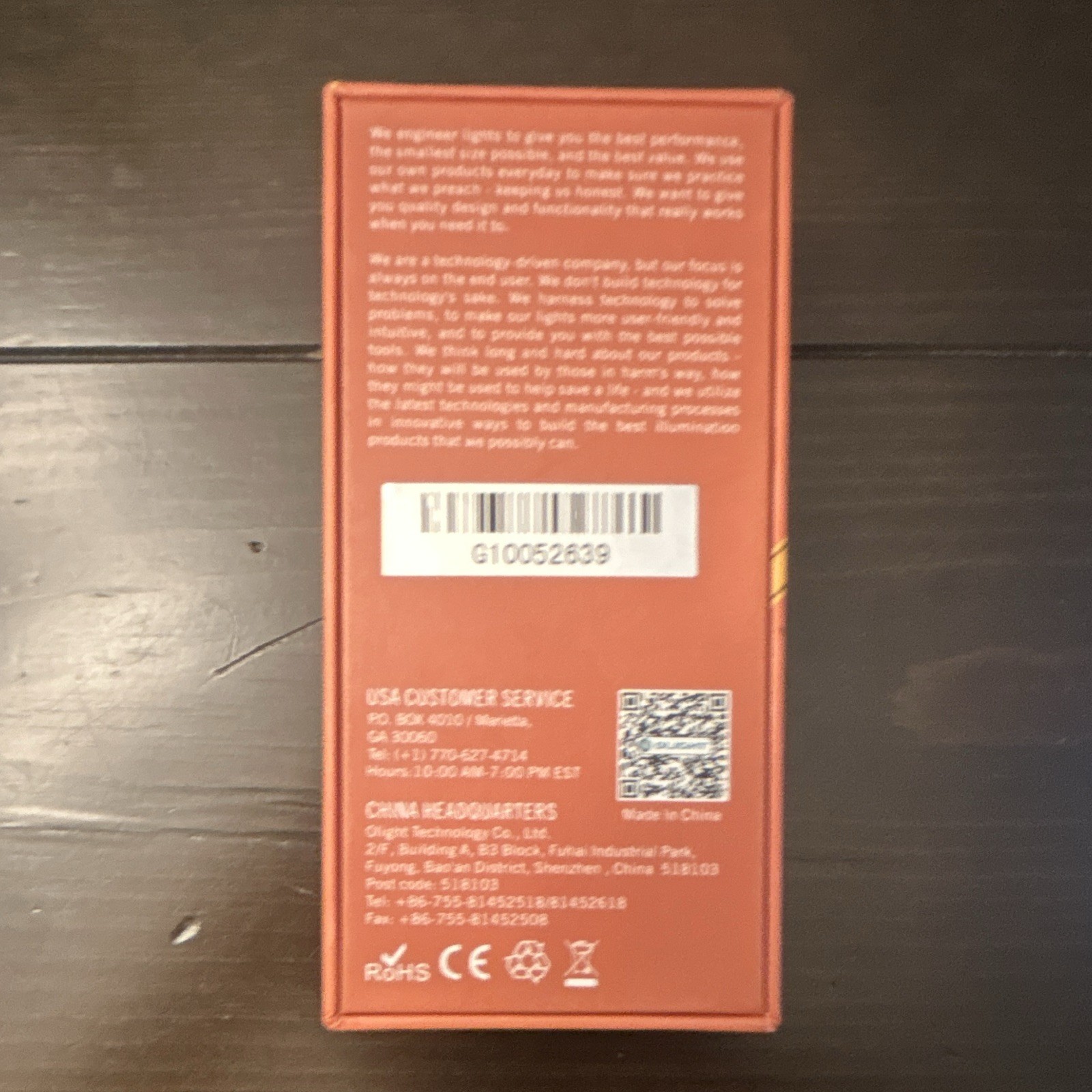 Olight S Mini Baton Cu Copper Flashlight - Rose Gold - Limited Edition