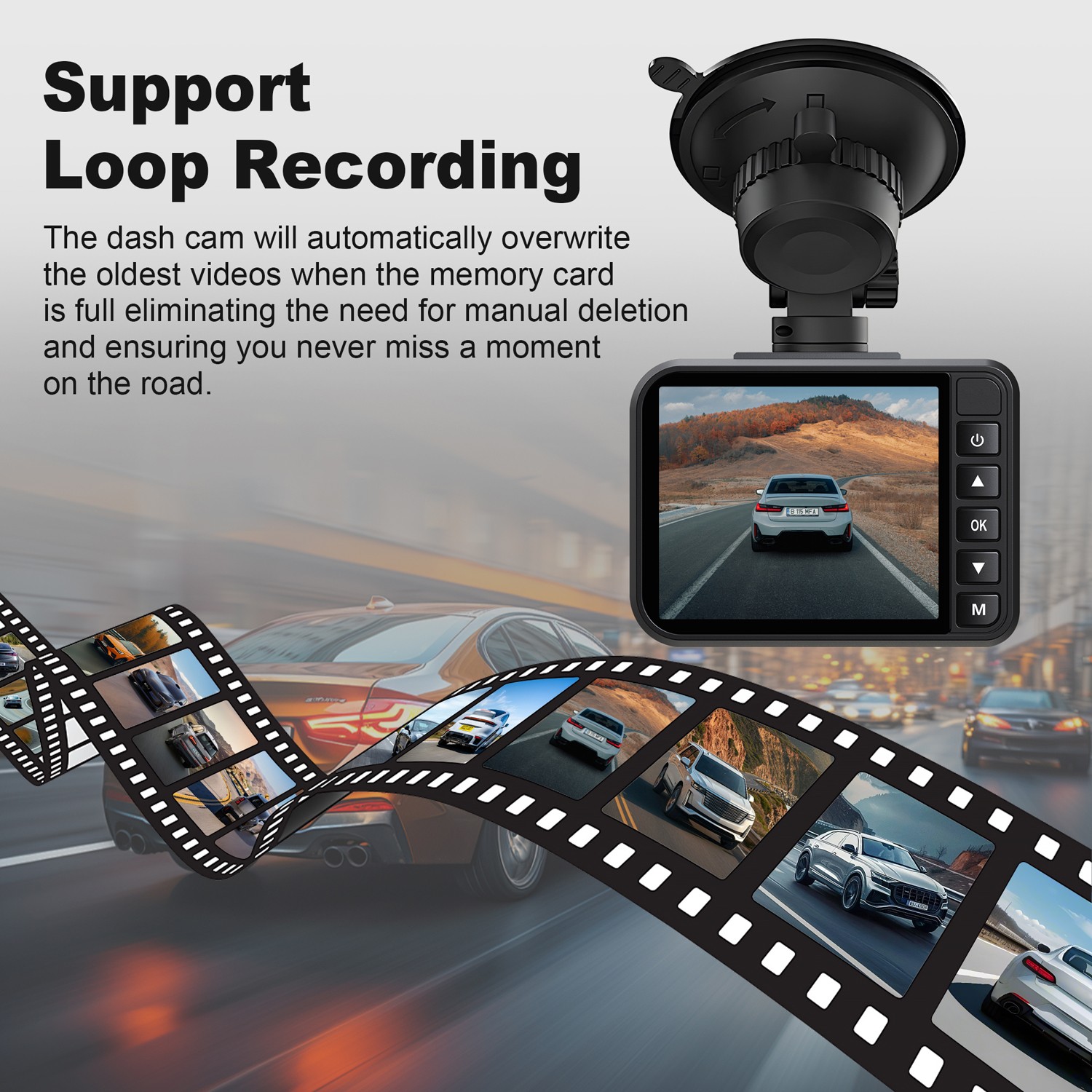 4K Car DVR Dash Cam G-Sensor WiFi Loop Recording Recorder