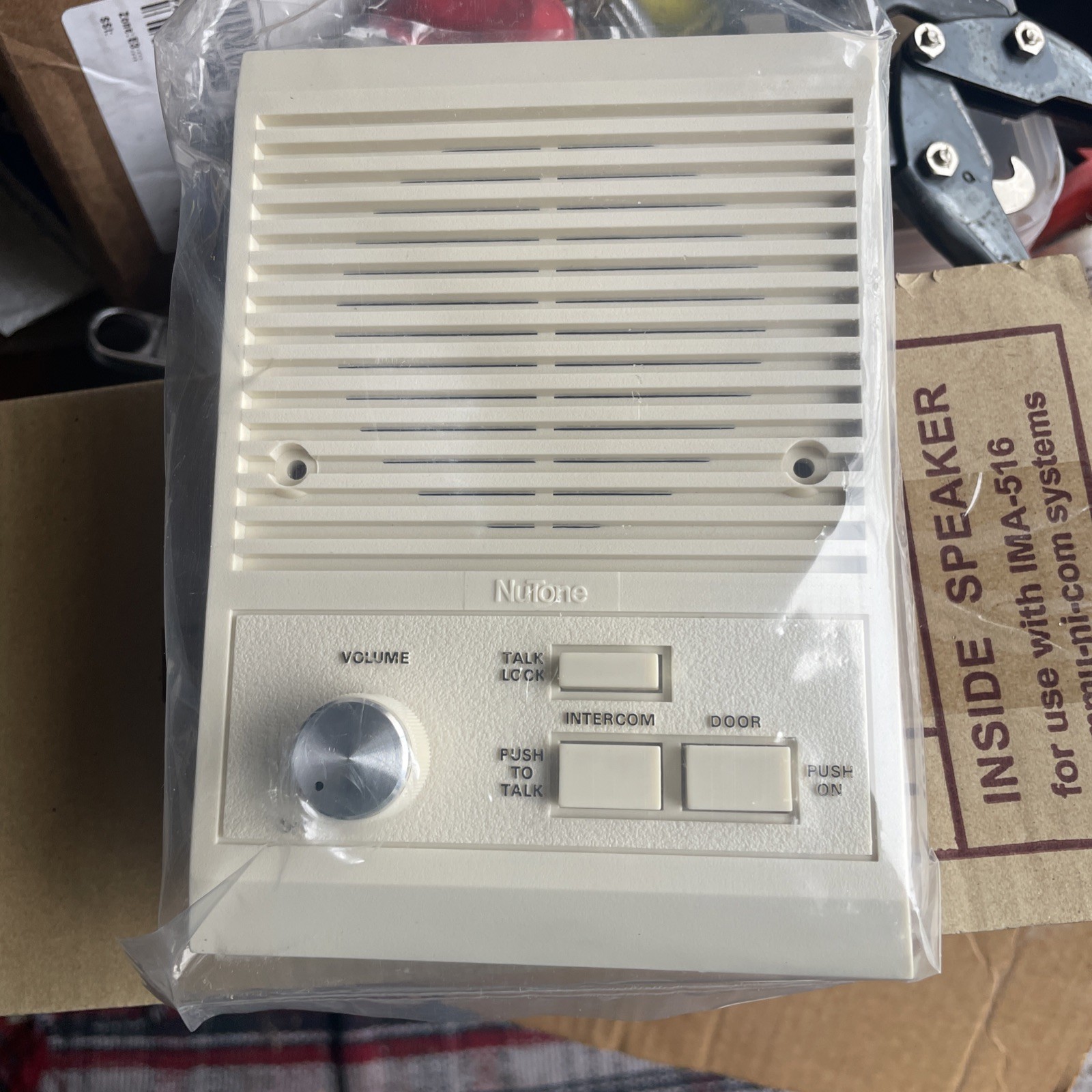 NuTone® ISB53 [ ISB53L ] Eggshell Intercom Station for IMA516 Intercom System