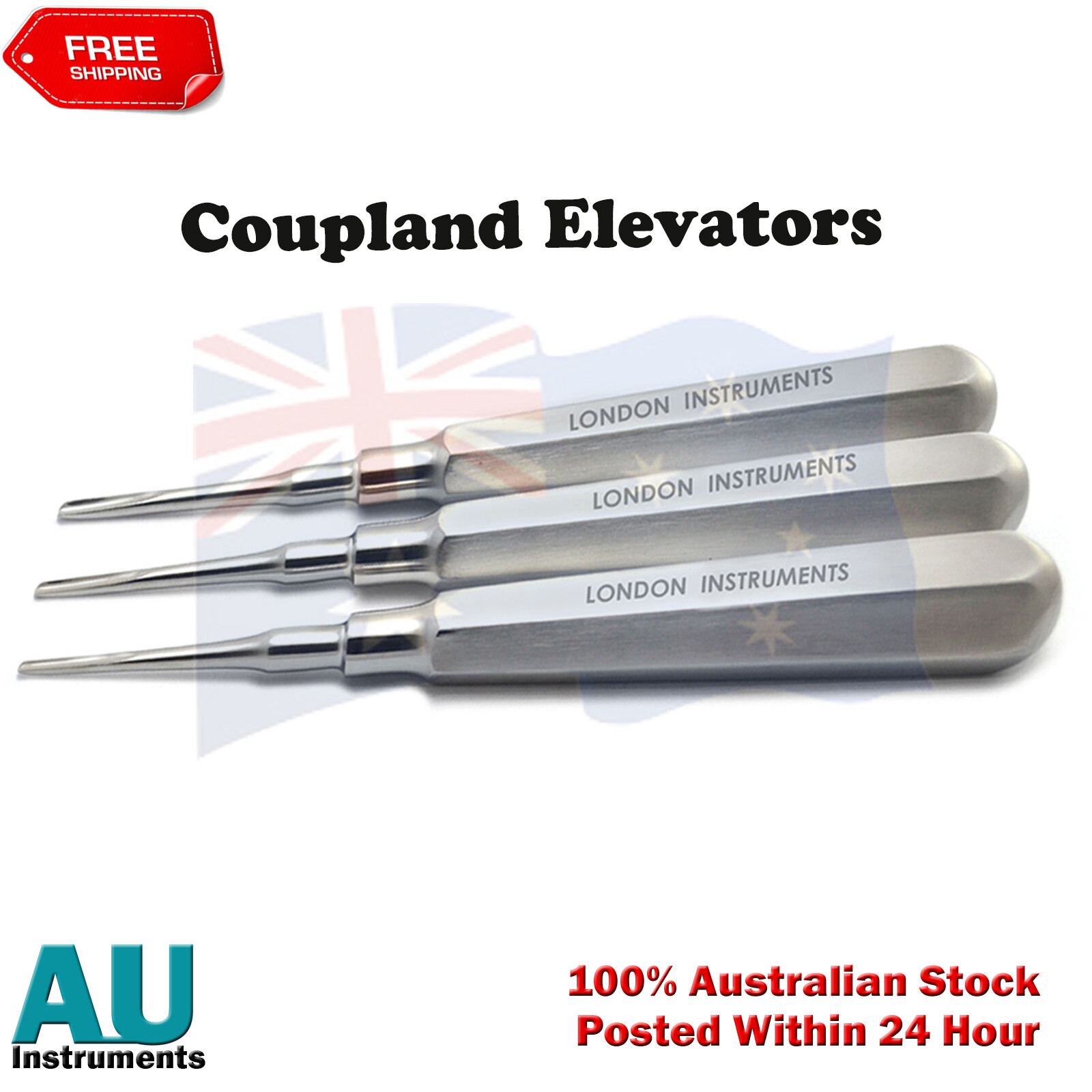 Surgical Root Elevators Coupland Tooth Loosen Pulling Dentistry Lab Instruments
