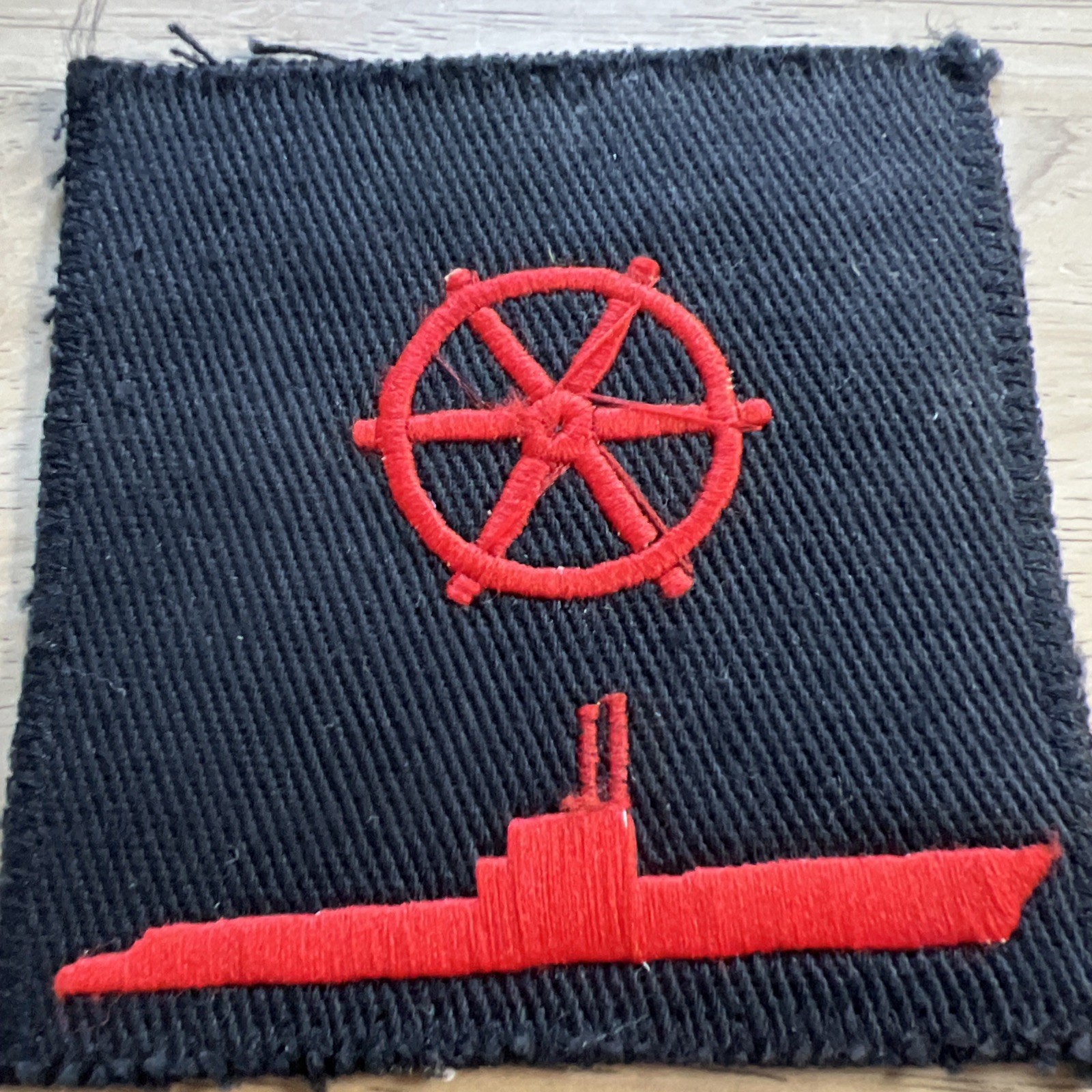 Royal Navy Waterborne Coxswain Badge Patch