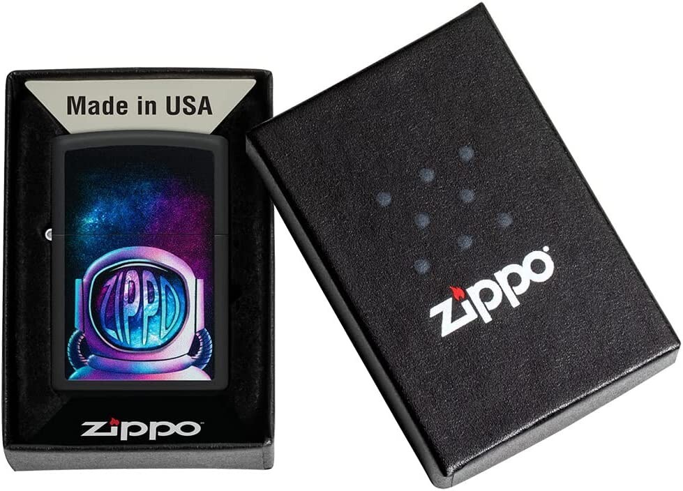 Zippo Astronaut Design Black Matte 49773