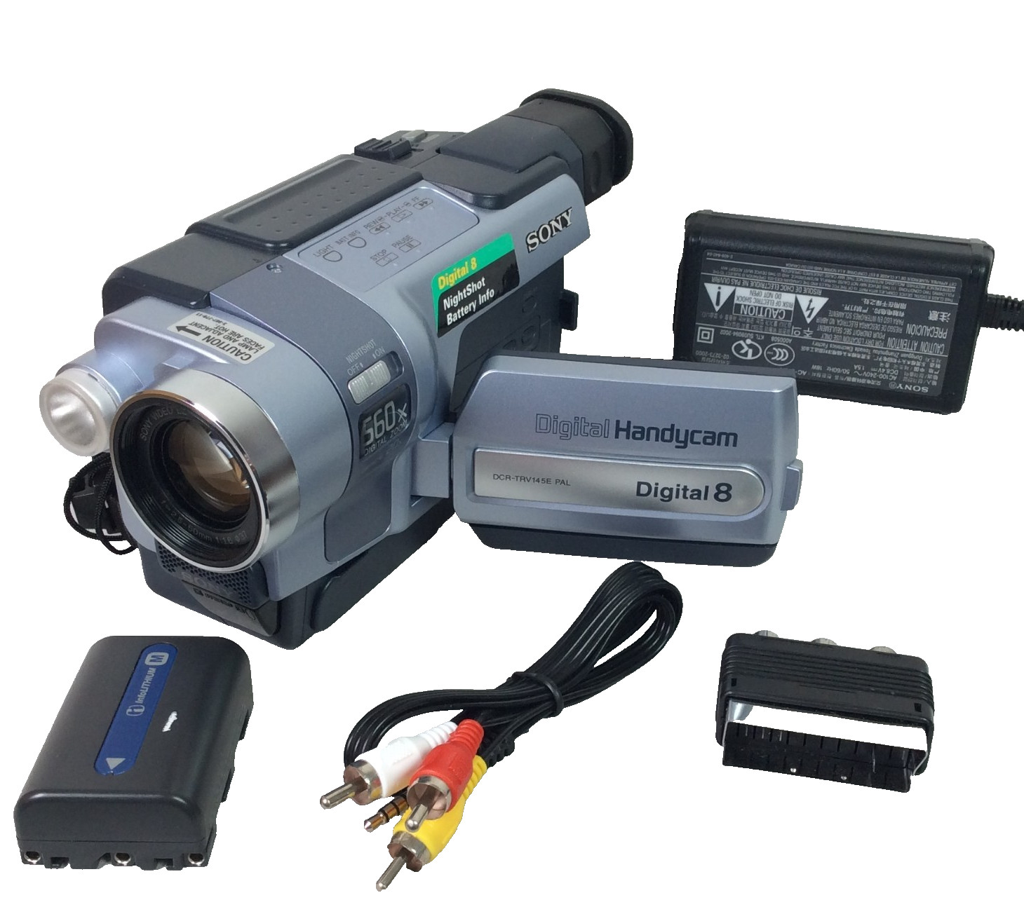 Sony Handycam DCR-TRV145E - Nightshot/Night-Mode - Digital 8 Checked  / Tested