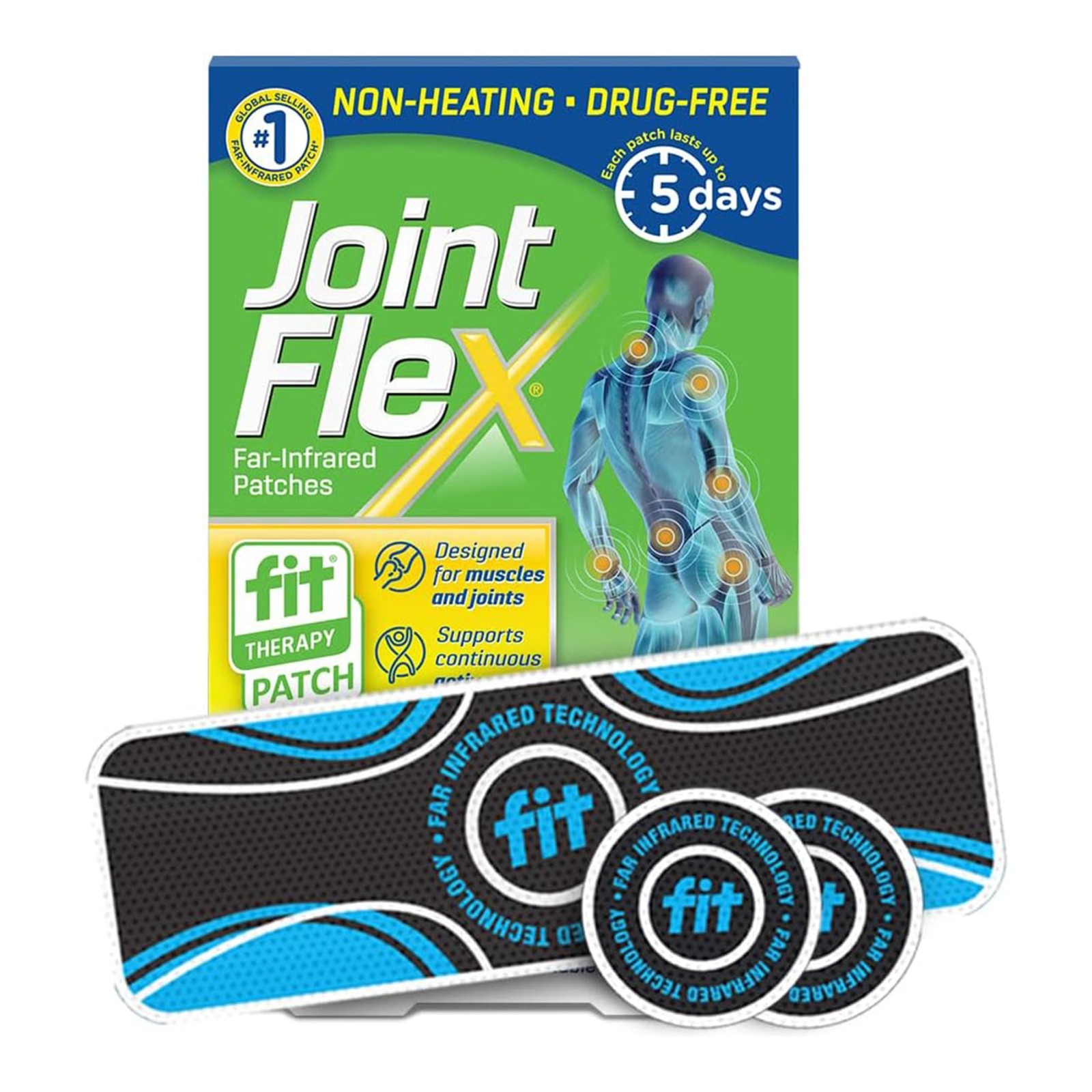 JointFlex FIT Therapy Far Infrared Patch Trial Pack, Supports Continuous...
