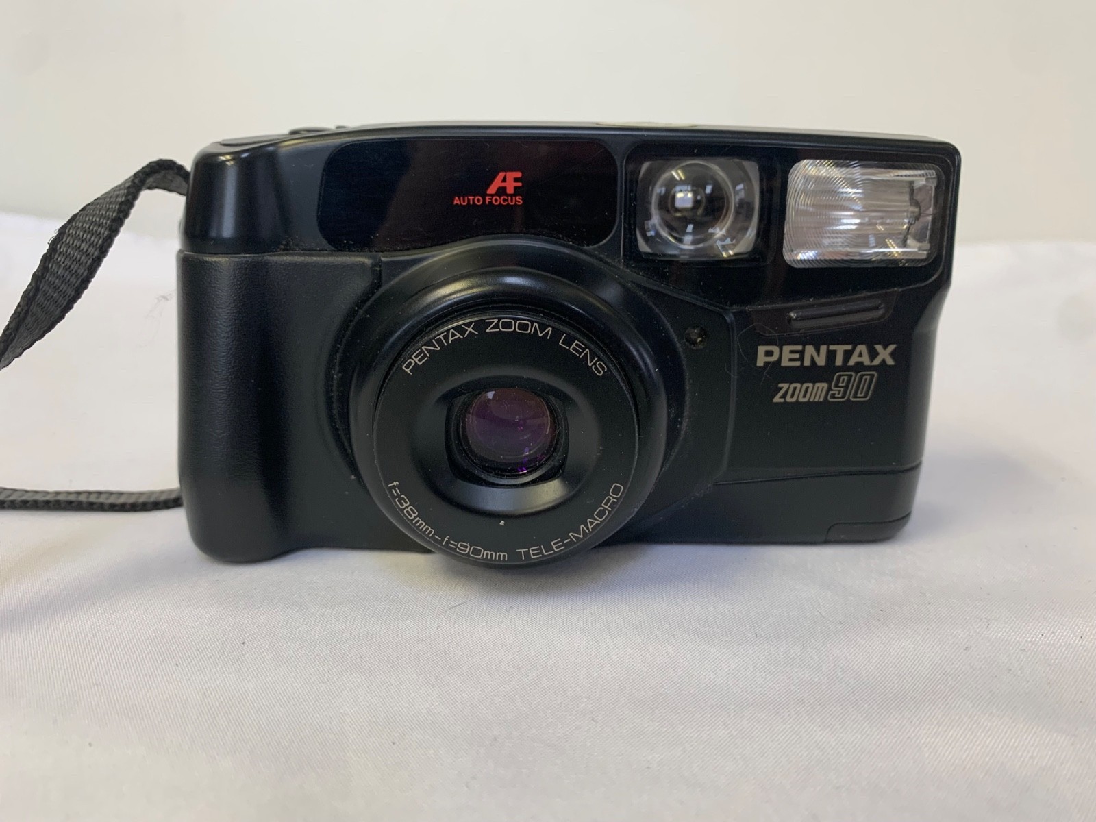 Pentax Zoom 90 35MM Film Camera 38-90mm  Zoom Lens AF battery tested