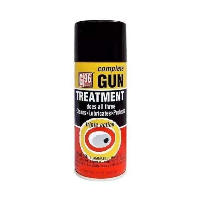 G96 Triple Action Gun/Firearm Protection Treatment Lubricant 12 Oz Aerosol 1055P