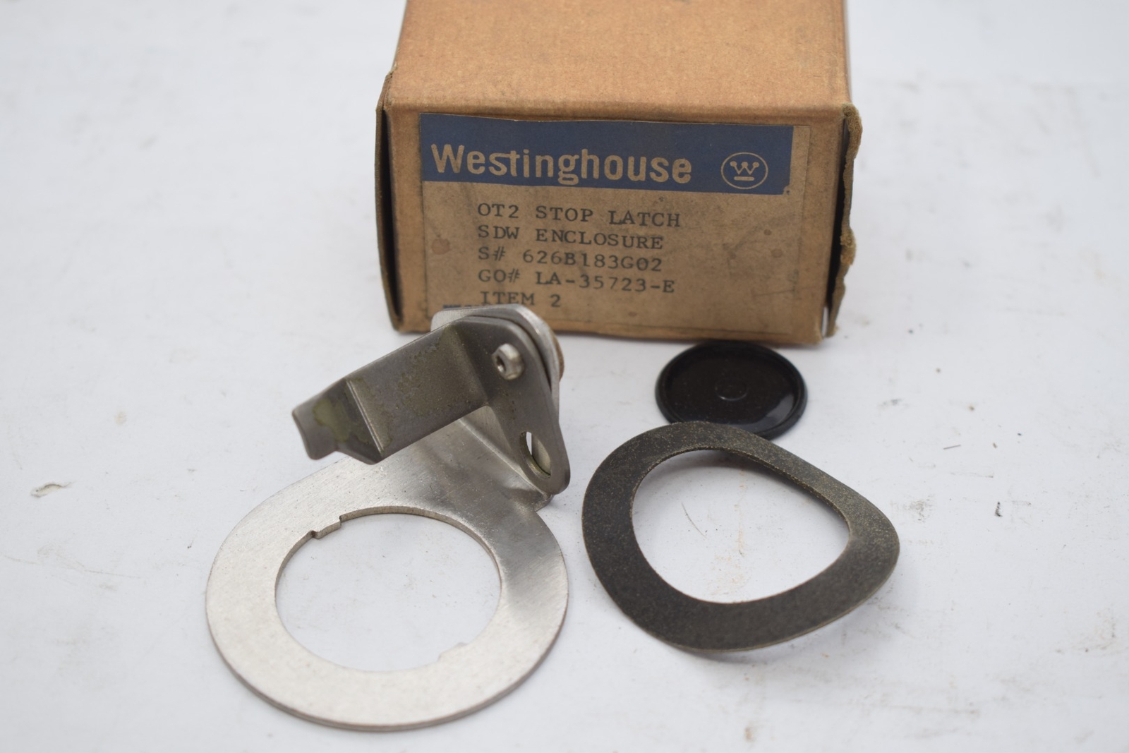 NEW Westinghouse OT2 Stop Latch SDW Enclosure 626B183G02 Part