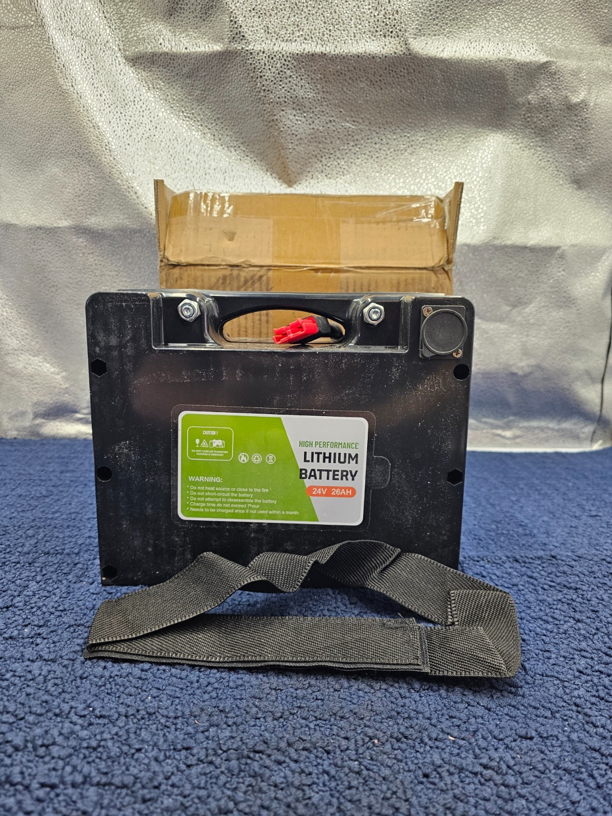 Lithium Battery 24V 26AH High Performance 9-1/4" W x 7-1/2" H