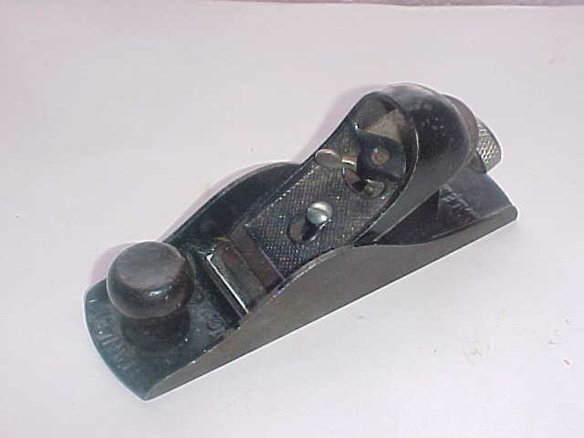 Vintage Stanley No. 220 Adjustable 7" Block Plane - USA Made Woodworking Plane