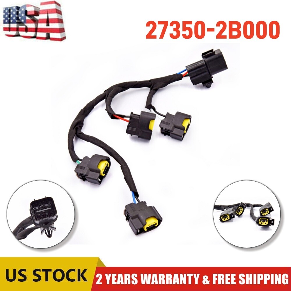 27350-2B000 Ignition Coil Wire Harness For 2010-14 Hyundai Veloster Kia Soul Rio