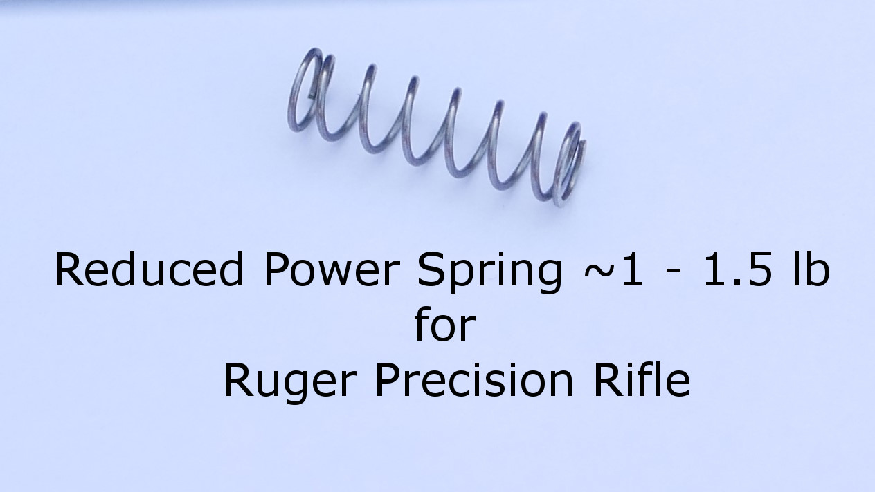 Ruger Precision Rifle Reduced Power Spring ~1 - 1.5 lb
