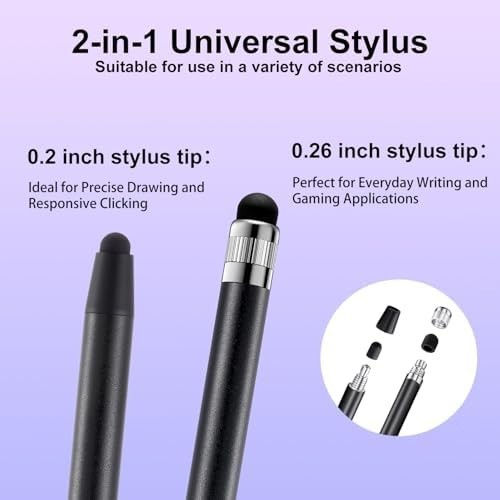 3PCS Stylus Pen Touch Screen Rubber Tip Styluses For iPad Tablet Android Phone..
