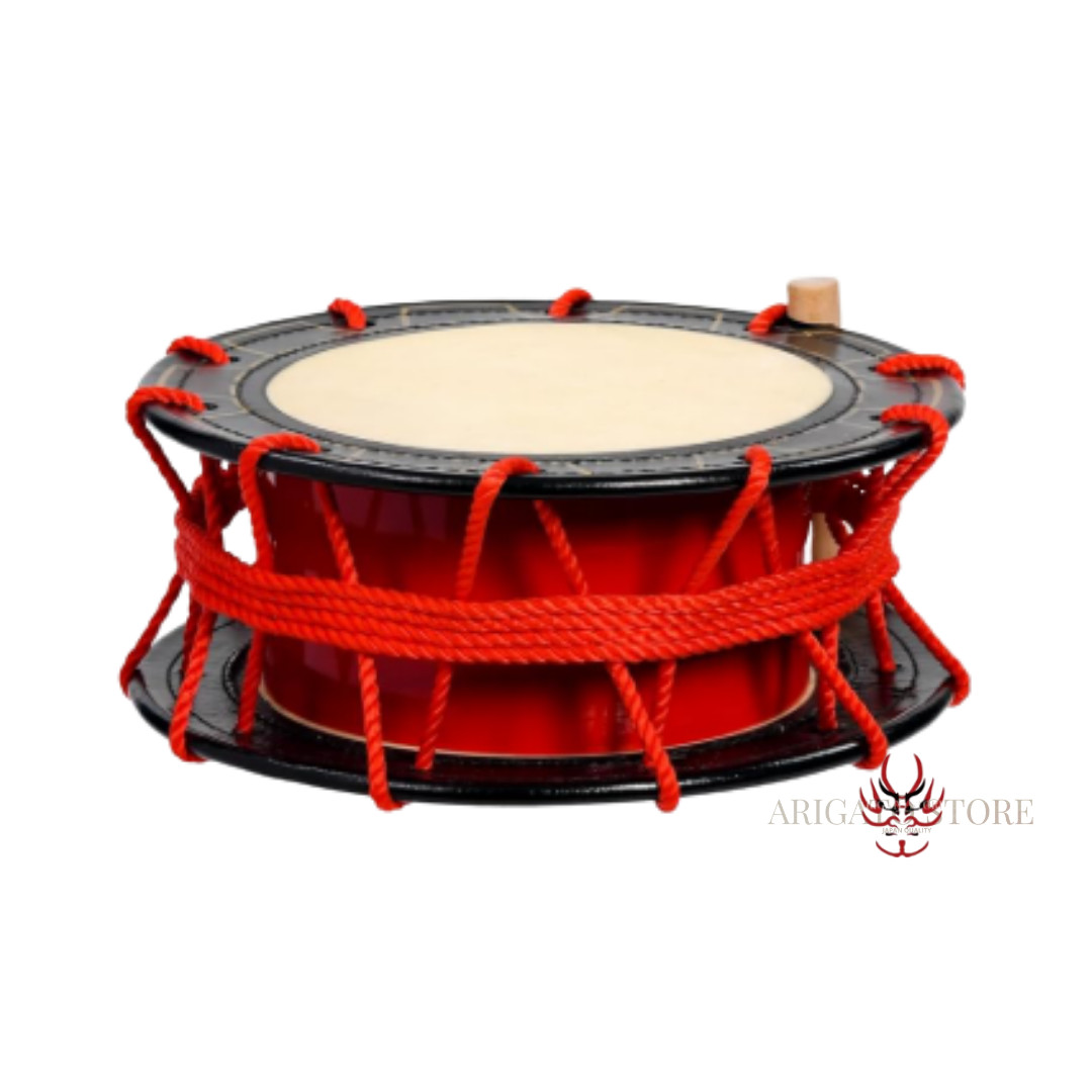 Taiko Wadaiko Japanese Drum 9.8in / 25 cm (diameter) X 11 cm (height)