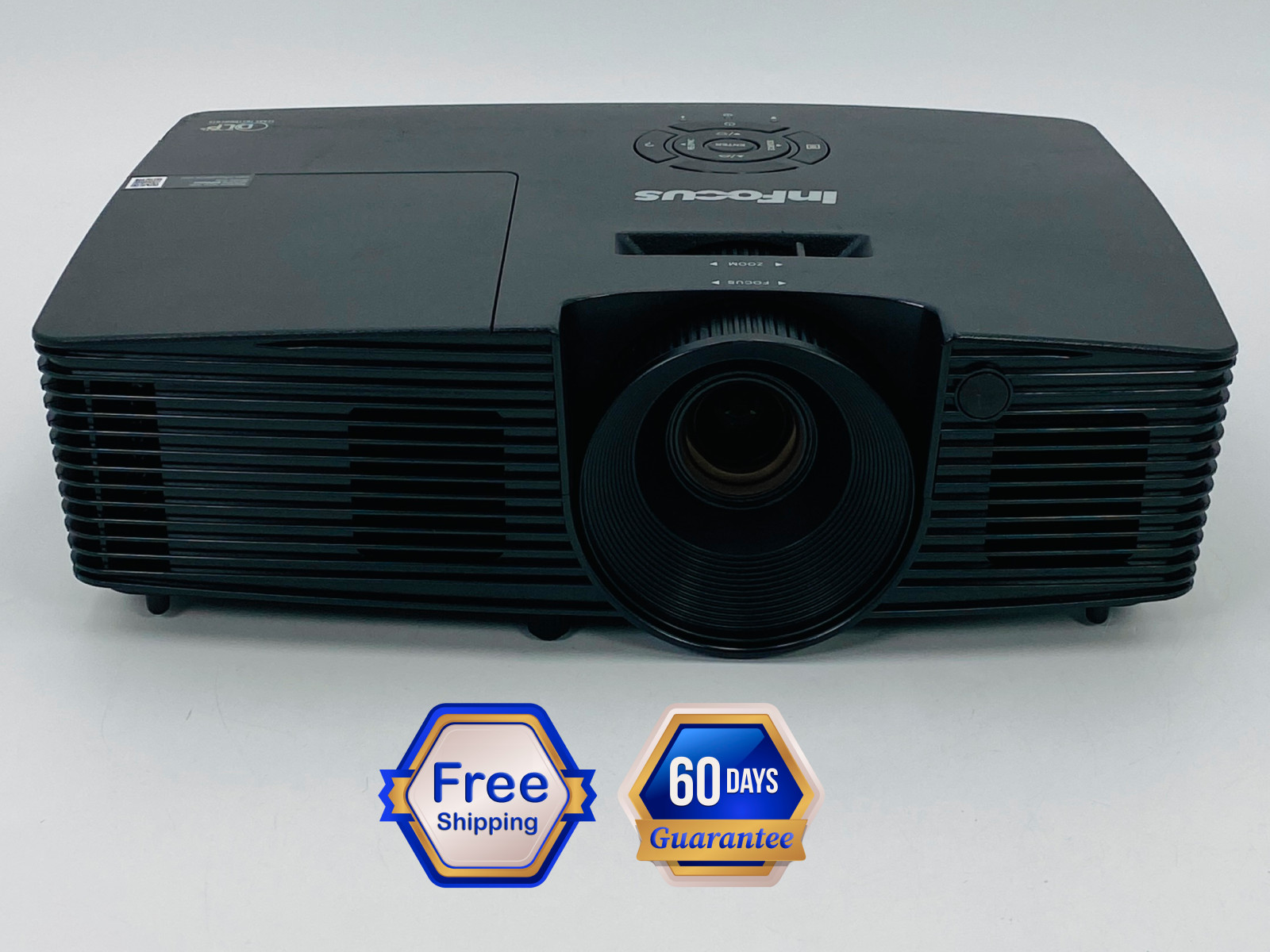 InFocus IN114v DLP Projector Durable Lamp up to 10K Hours 3500 Lumens w/Remote