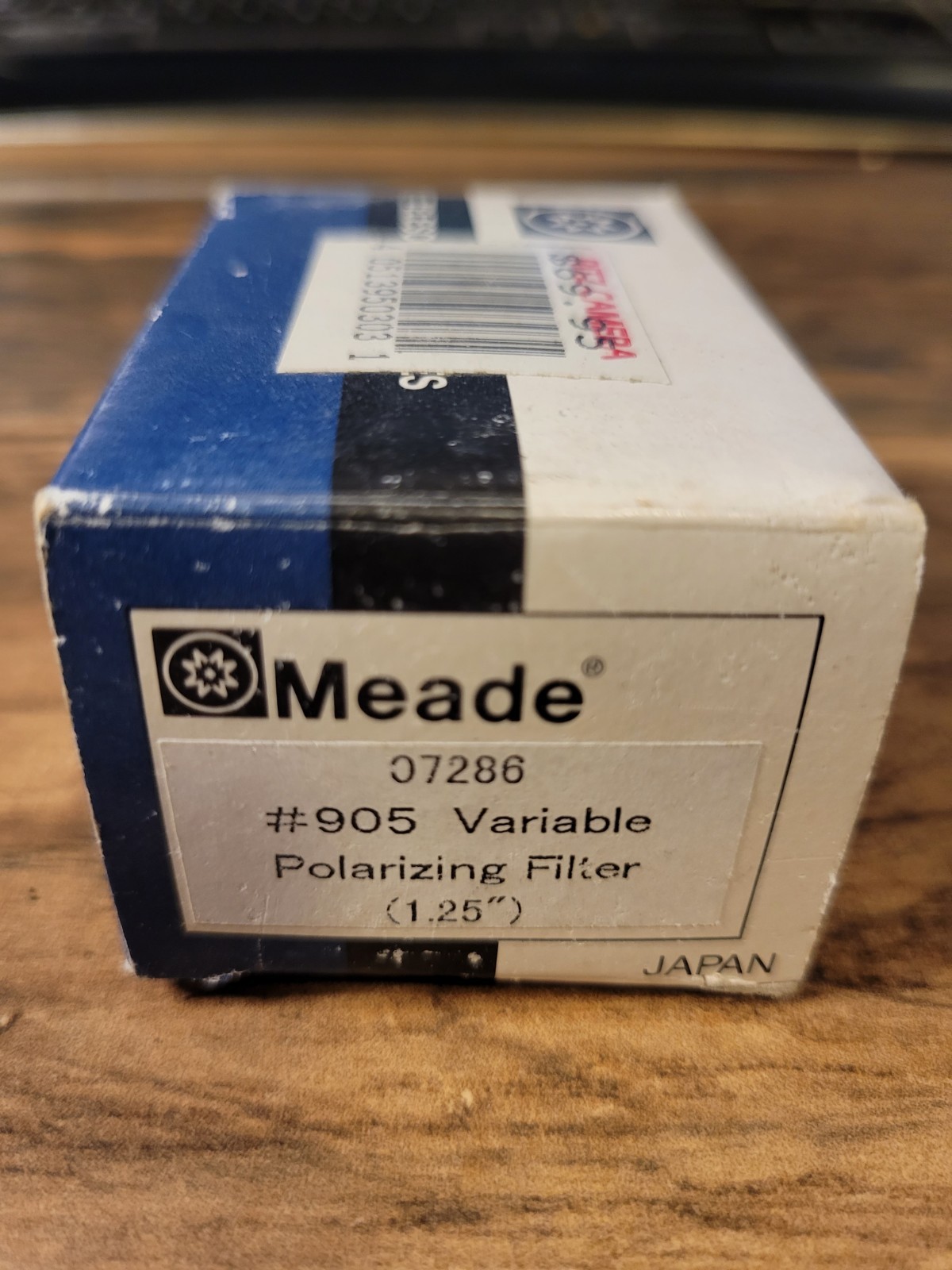 Meade Variable Polarizing Filter #905 1.25 in 07286 Black Japan