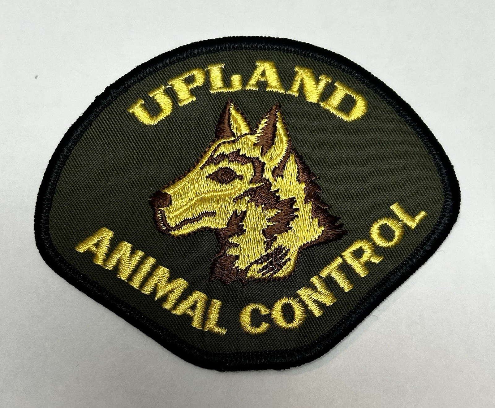 CALIFORNIA CA UPLAND ANIMAL CONTROL PATCH SAN BERNARDINO COUNTY DOG #PDD47