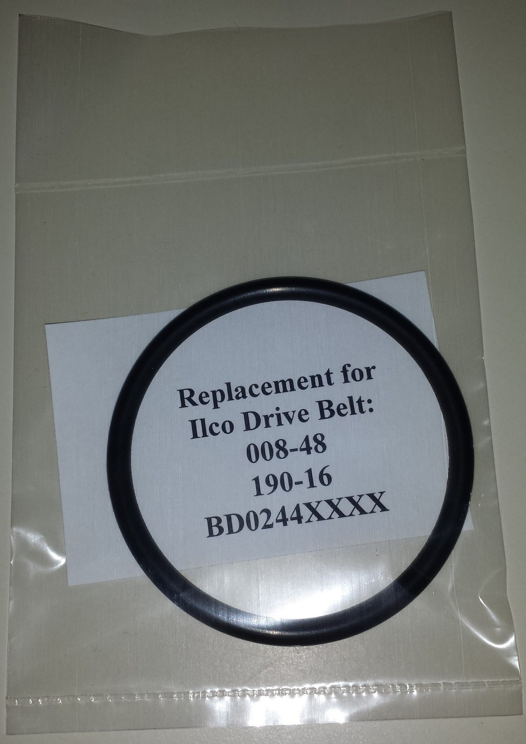 Replacement Part: Drive Belt for Ilco Model 008 - Replaces 008-48