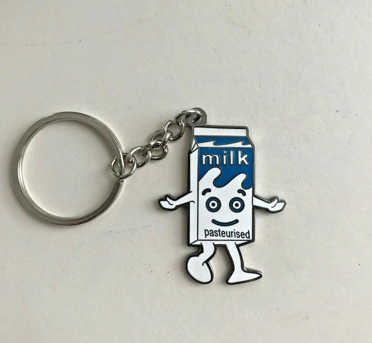 Blur Milky Milk Carton Coffee and TV Keychain Merchandise Promo