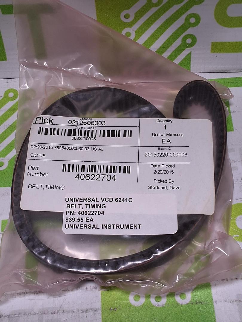 UNIVERSAL INSTRUMENTS 40622704 TIMING BELT