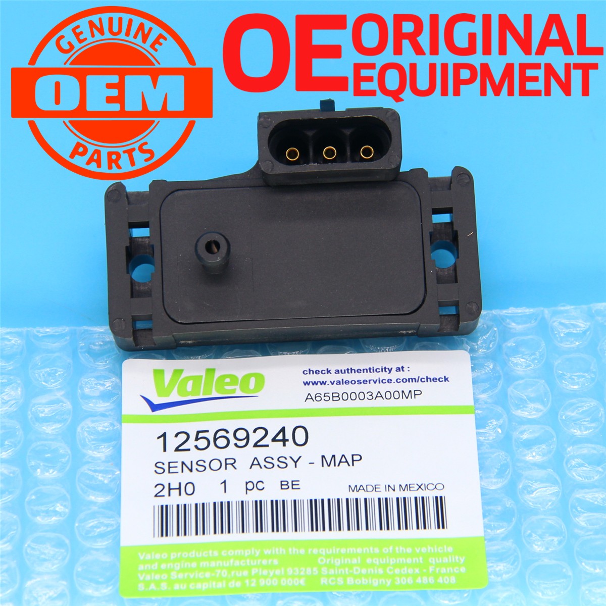 7696064 MAP Manifold Absolute Pressure Sensor Fits Chrysler Eagle Geo GMC Honda