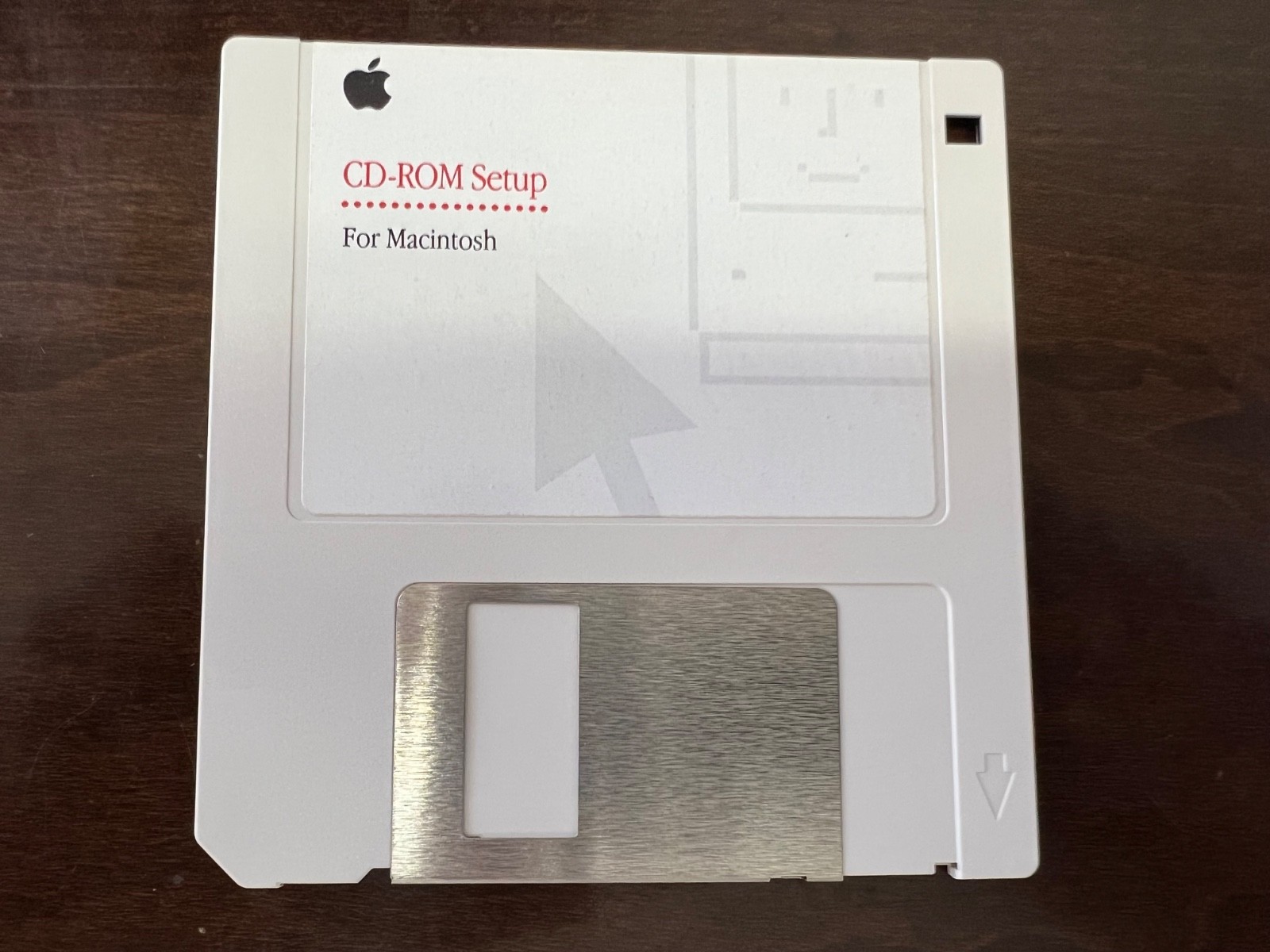 CD-ROM Setup  3.5" Floppy Diskette / Macintosh Computer Software