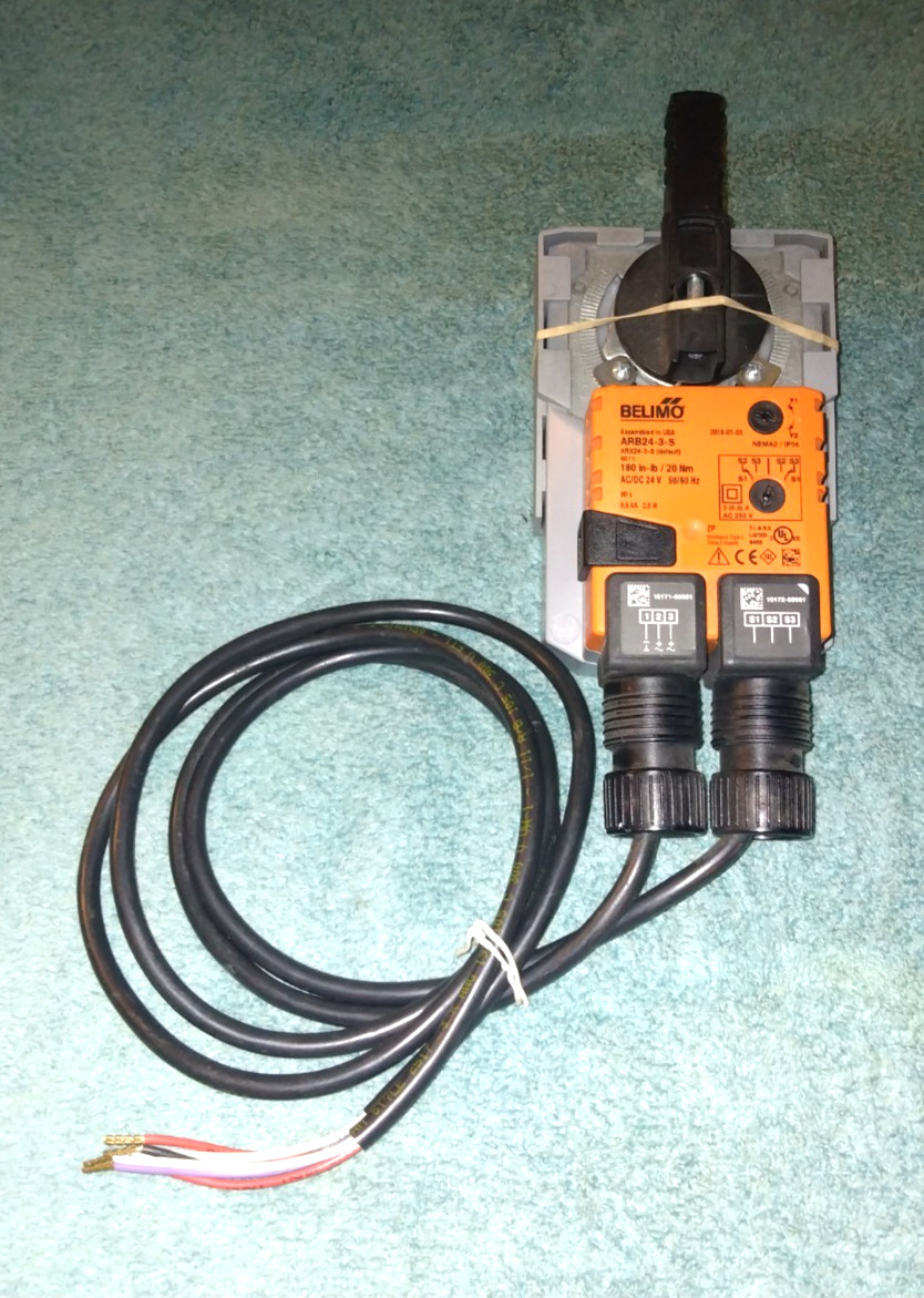 Belimo ARB24-3-S Valve Actuator - Non Fail-Safe - AC/DC 24 V - Brand New