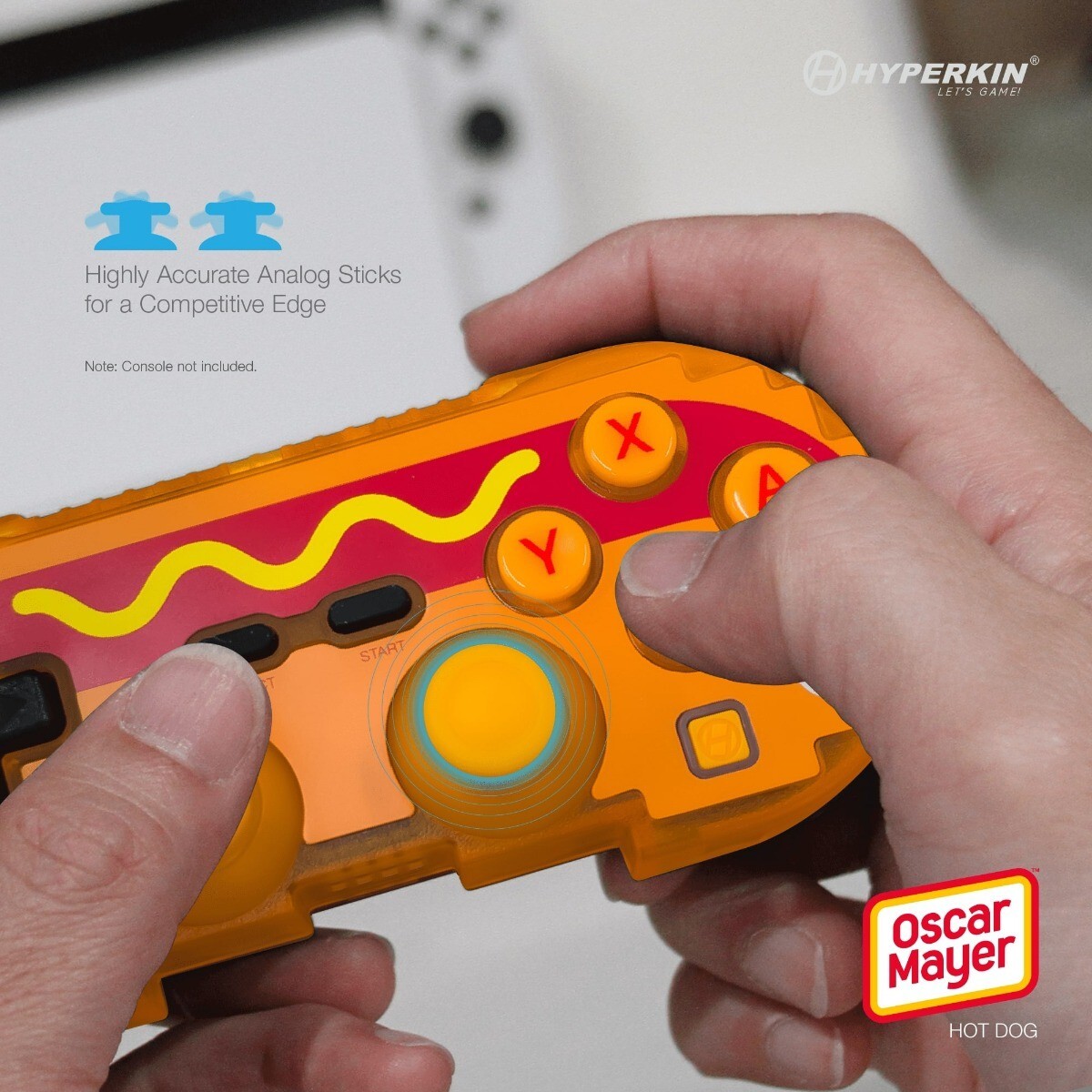 Hyperkin Bluetooth Controller Oscar Mayer Edition for Nintendo Switch, PC & Mac
