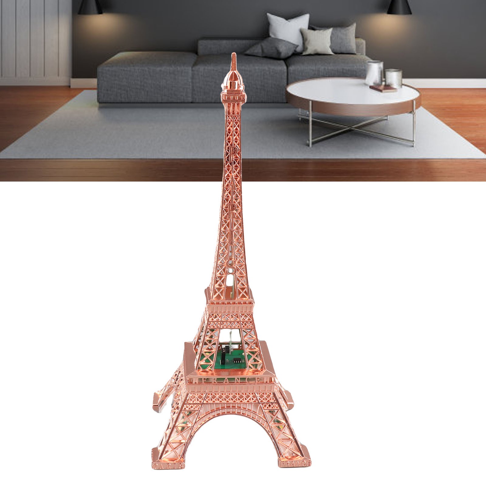 Tower Night Light Durable Night Light Decoration Fine Workmanship Zinc Alloy LED
