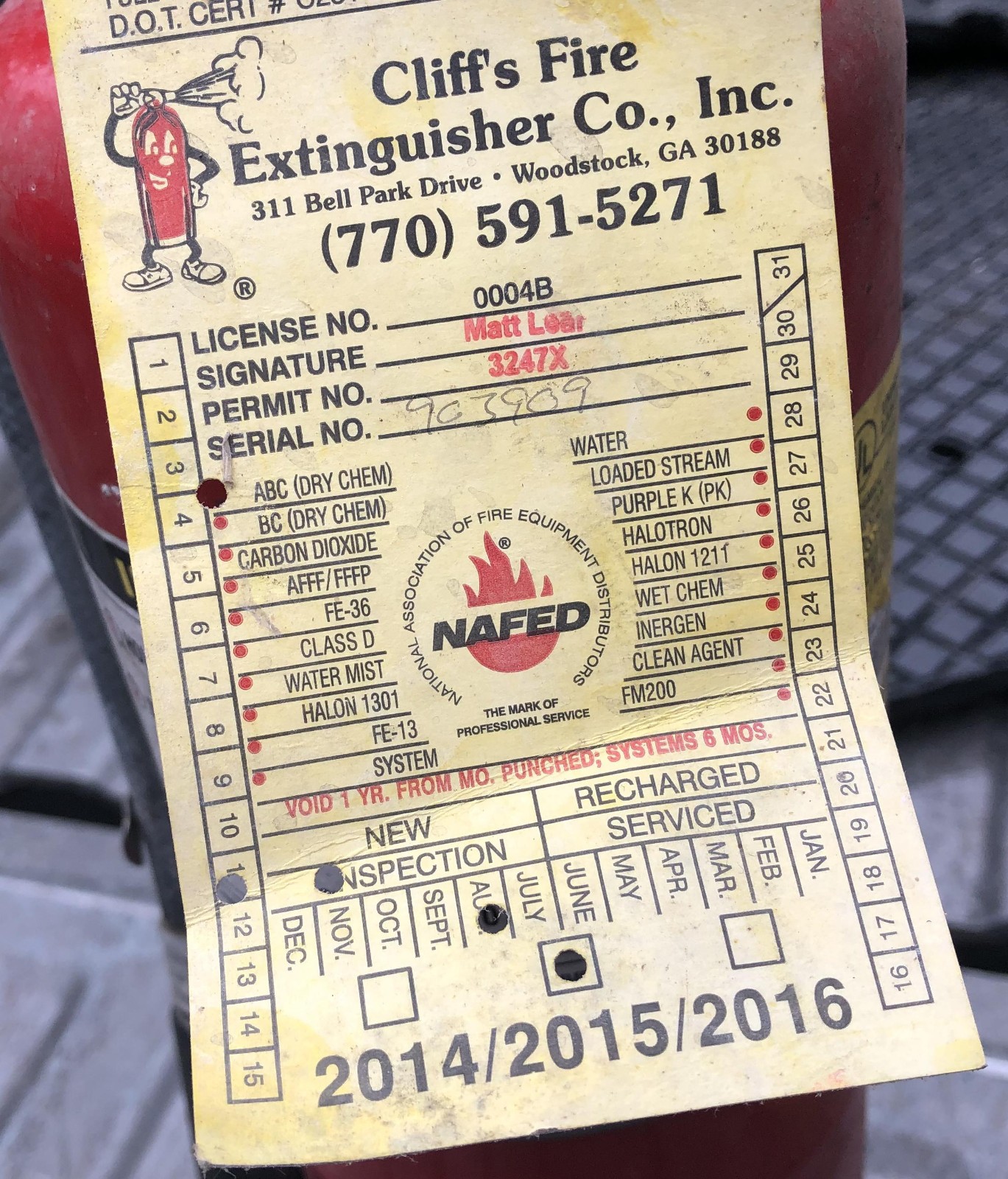 Dry Chemical 10lb Fire Extinguisher Amerex A456