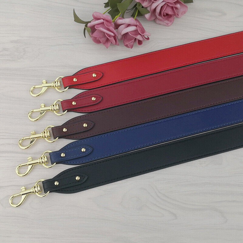3.5cm Wide Leather Shoulder Crossbody Handbag Handle Replacement Bag Strap