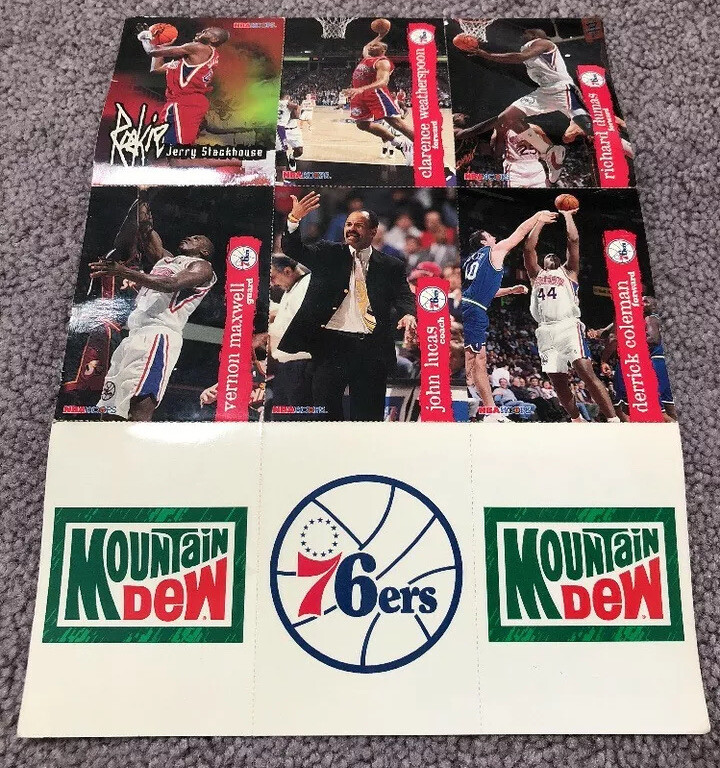 Vintage 1990s NBAHOOPS Cards/Mountain Dew Offering-RARE