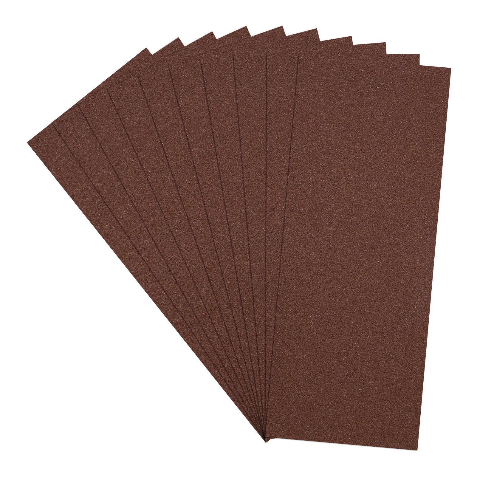 10 Pcs 400 Grit Dry Sandpapers, 3.6 x 9 Inch Sand Papers, Red