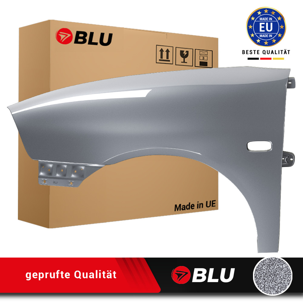 Fender For SEAT IBIZA CORDOBA 3 6L LS7Y Left Silver 02-08 Front Painted New