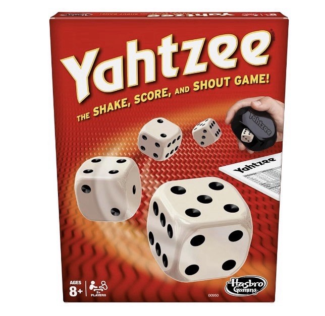 Hasbro Gaming Yahtzee Classic Dice Game Family Fun for Kids and Adults Ages 8+