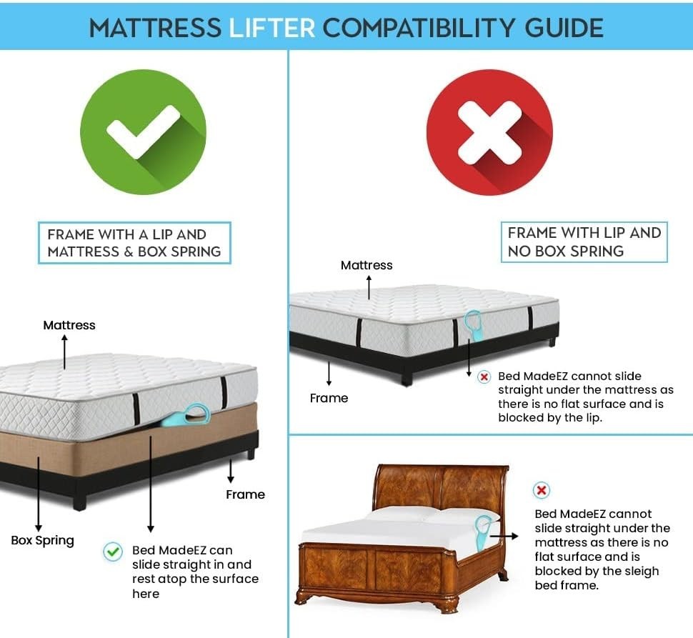 Ergonomic Mattress Lifter - Easy Bed Making Tool for Effortless Sheet Tucking