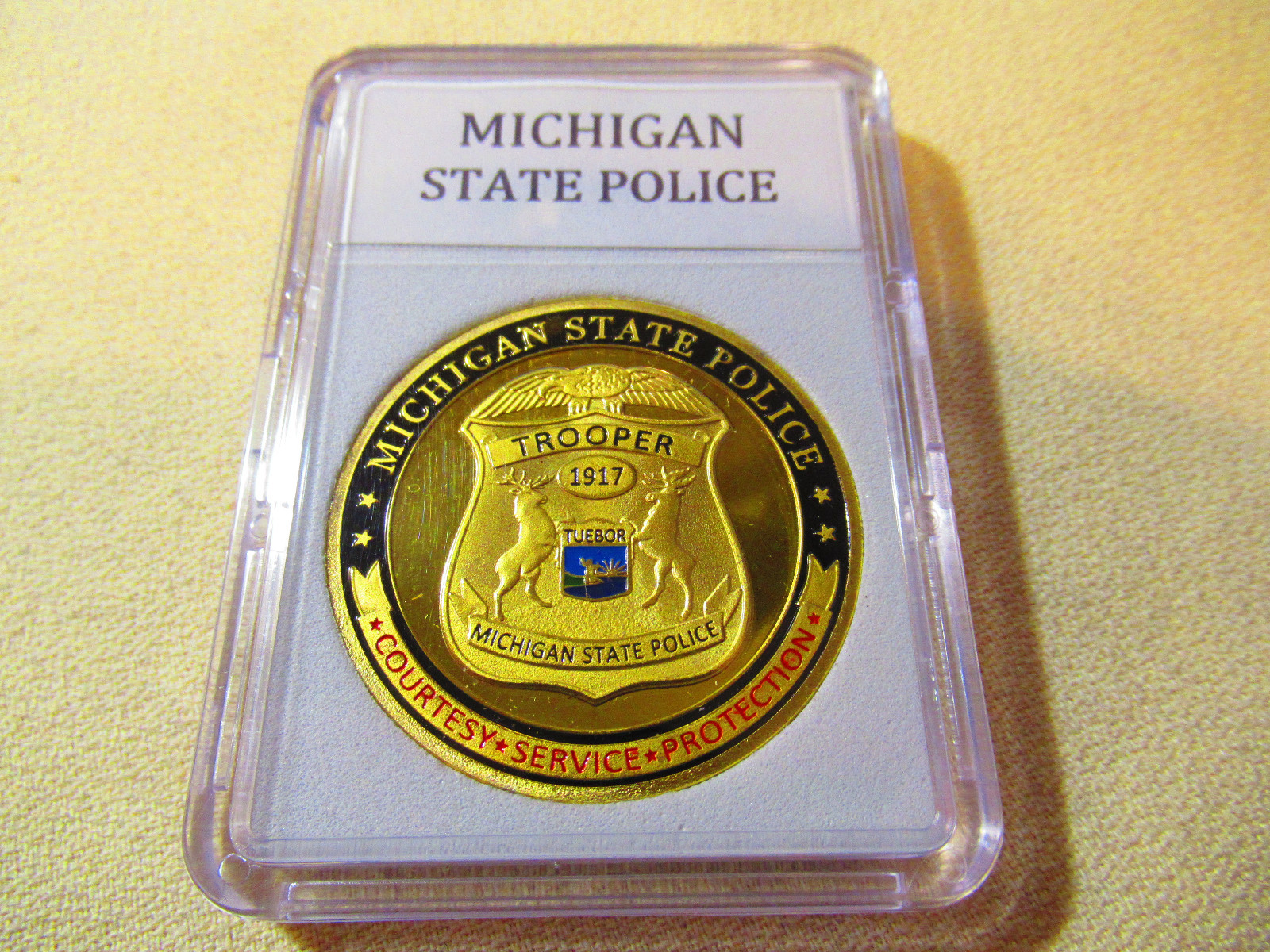 MICHIGAN STATE POLICE Challenge Coin