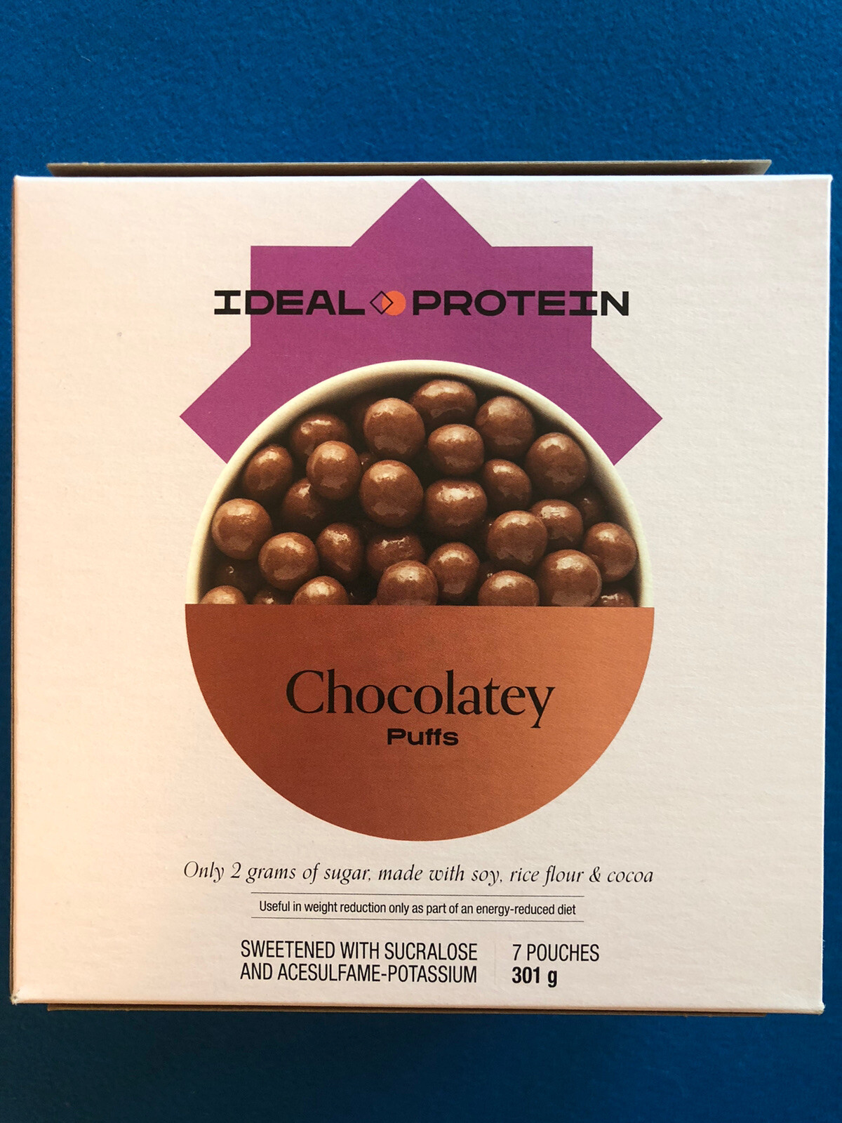 Ideal Protein Chocolatey Puffs - 7 Packets - EXP 2/28/27 - FREE SHIPPING